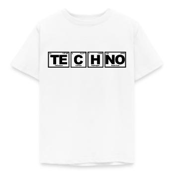 Techno : Chimie - Tableau périodique - T-shirt Enfant - blanc - Devant - AI Model Kid Male (0cm)