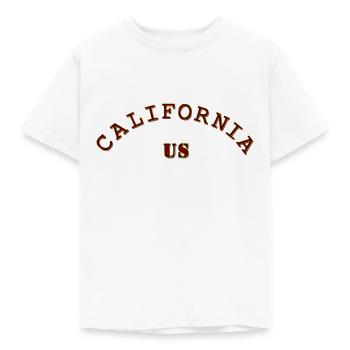 Kalifornien - Kinder T-Shirt - Weiß - Vorne - AI Model Kid Male (0cm)