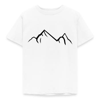 berge - Kinder T-Shirt - Weiß - Vorne - AI Model Kid Male (0cm)