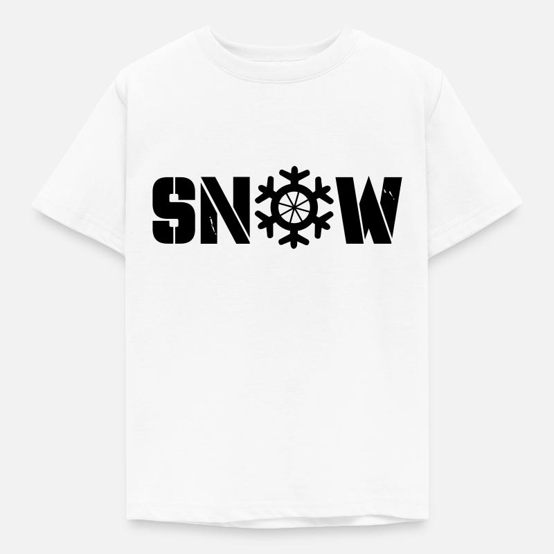Neve - Maglietta per bambini - bianco