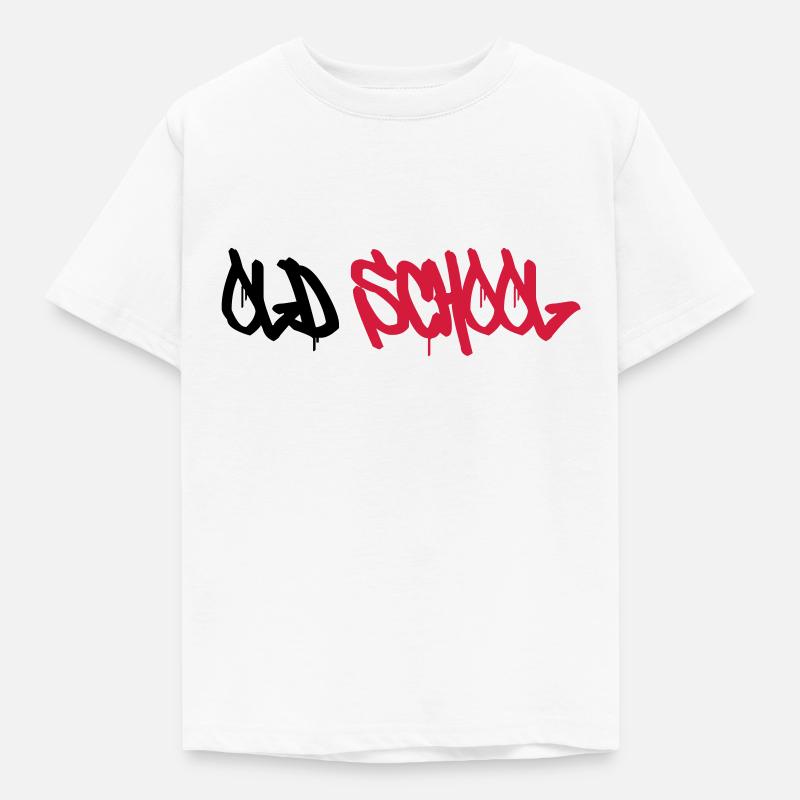 Old School ! - Kids' T-Shirt - white