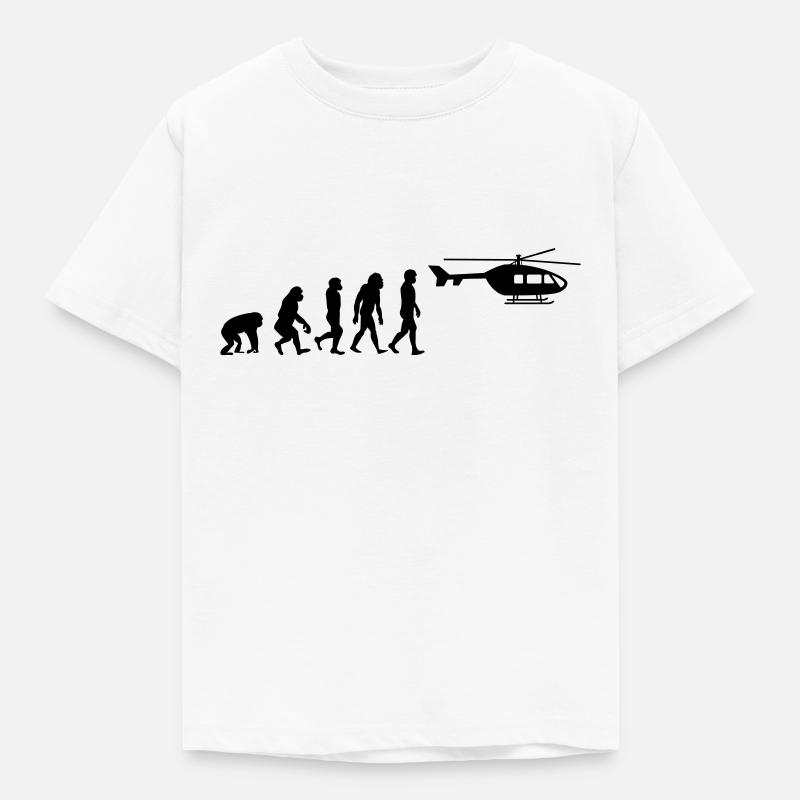 héliport pilote Evolution 2000 - T-shirt Enfant - blanc