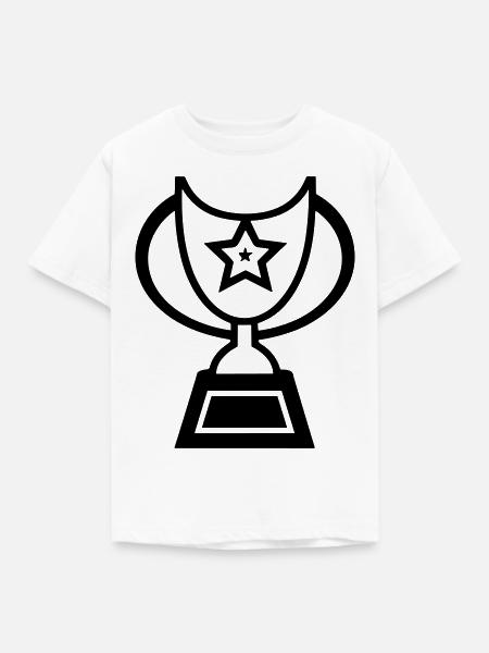 Trophäe - Kinder T-Shirt - Weiß