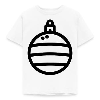 Weihnachtskugel - Kinder T-Shirt - Weiß - Vorne - AI Model Kid Male (0cm)