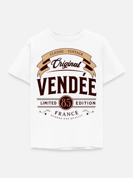 Departement Vendée Frankreich - Kinder T-Shirt - Weiß