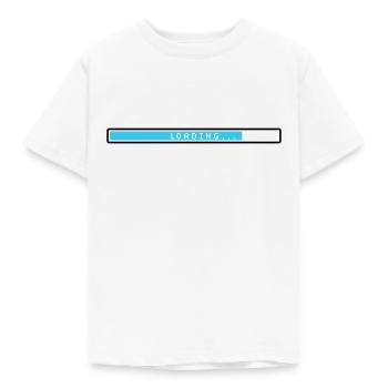 Progress bar - Kids' T-Shirt - white - Front - AI Model Kid Male (0cm)