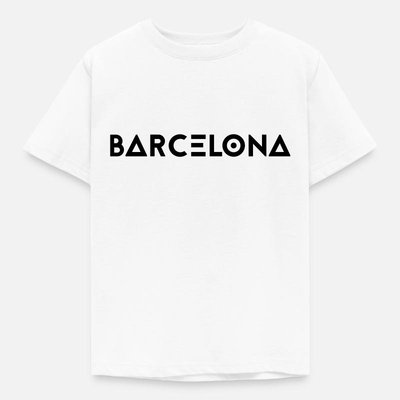BARCELONE - T-shirt Enfant - blanc