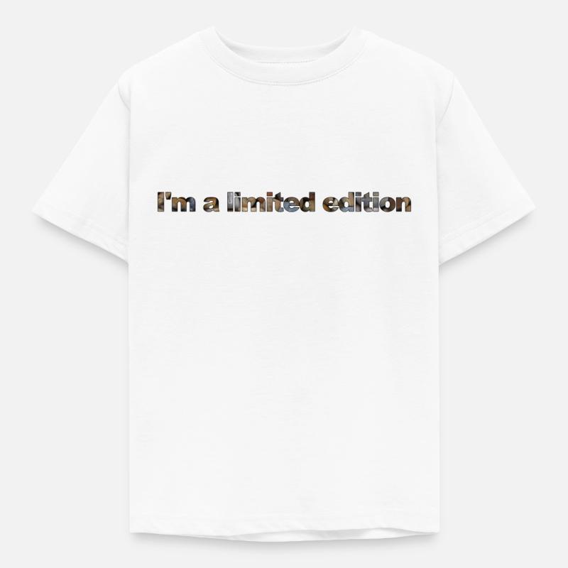 Ich bin eine limitierte Auflage - Kinder T-Shirt - Weiß