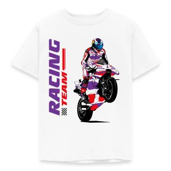 Moto Racing - Superbike - T-shirt Enfant - blanc - Devant - AI Model Kid Male (0cm)