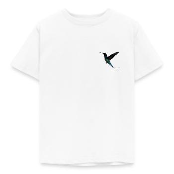 humming-bird - Kids' T-Shirt - white - Front - AI Model Kid Male (0cm)