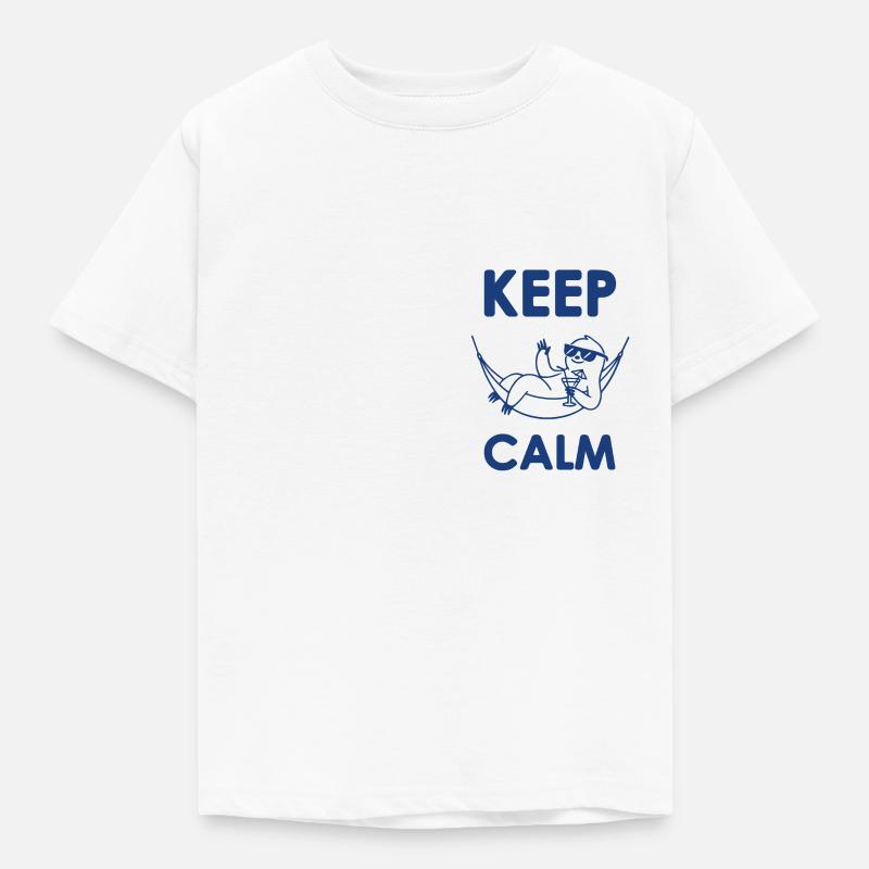 Keep Calm - Kids' T-Shirt - white