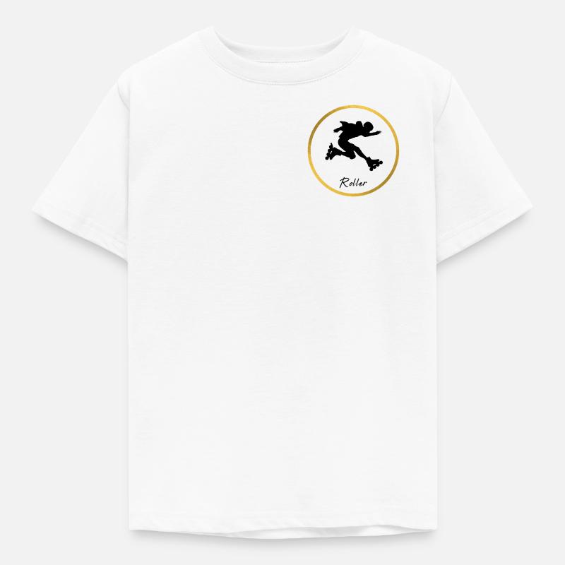 Roller - T-shirt Enfant - blanc