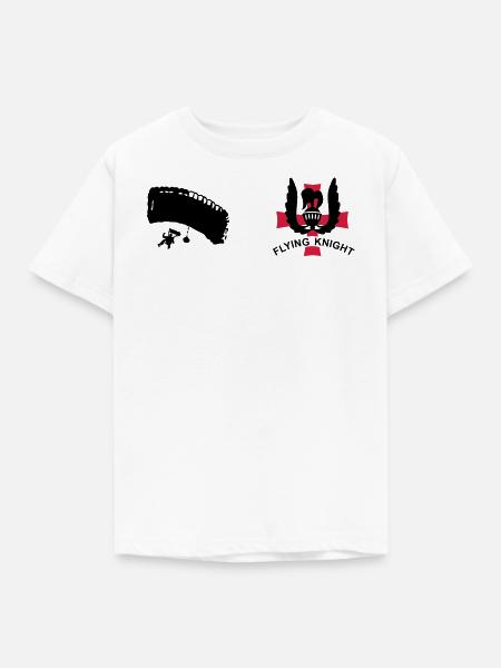 Fallschirm - Kinder T-Shirt - Weiß