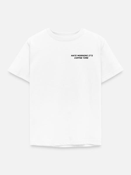 Kaffee - Kinder T-Shirt - Weiß
