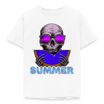 mode vacay - T-shirt Enfant - blanc - Devant - AI Model Kid Male (0cm)