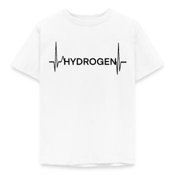 Wasserstoff Herzschlag - Kinder T-Shirt - Weiß - Vorne - AI Model Kid Male (0cm)