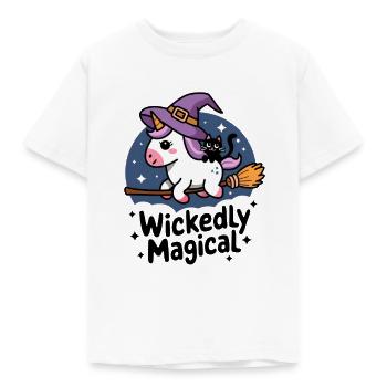 Méchamment magique - T-shirt Enfant - blanc - Devant - AI Model Kid Male (0cm)