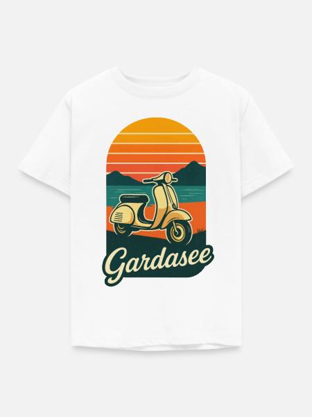 Gardasee - Kinder T-Shirt - Weiß