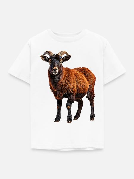Kamerunschaf - Kinder T-Shirt - Weiß