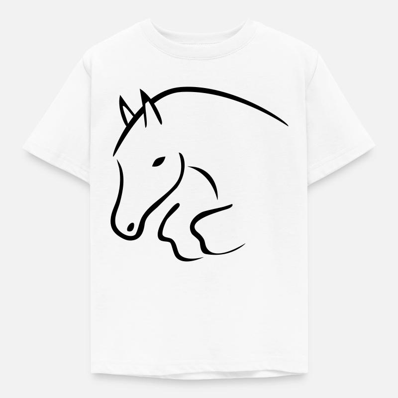 Springpferd - Kids' T-Shirt - white