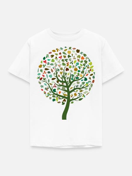 Natur - Kinder T-Shirt - Weiß