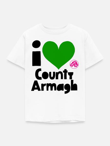 Grafschaft Armagh - Kinder T-Shirt - Weiß