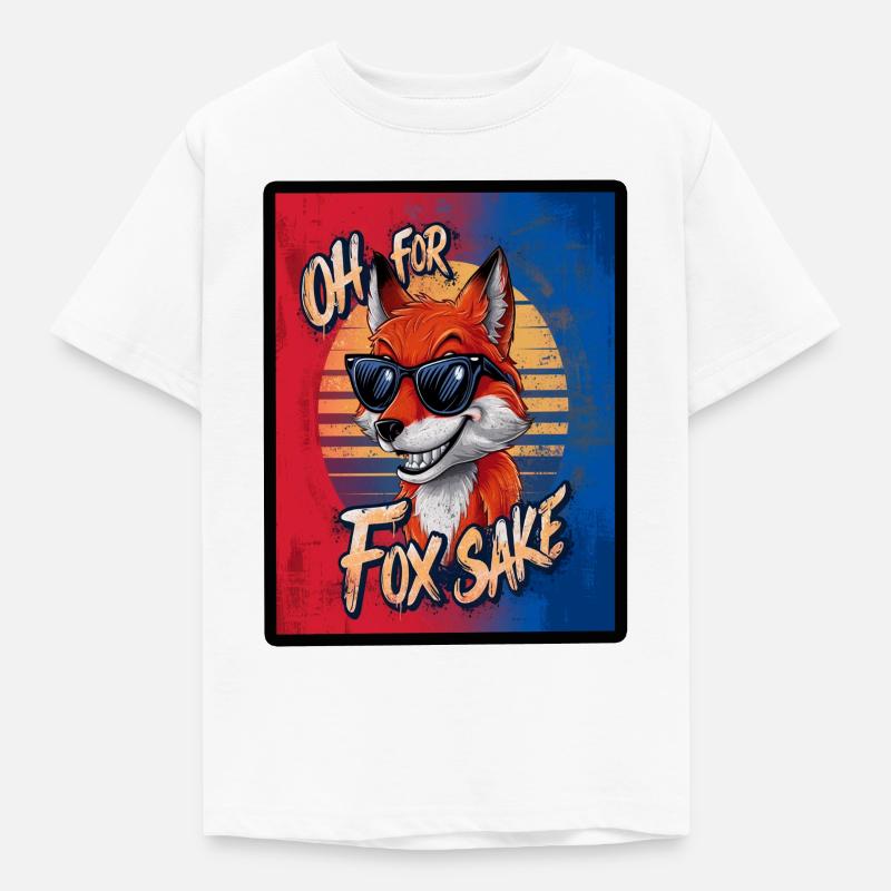 Oh For Fox Sake - T-shirt Enfant - blanc