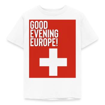 Eurovision Basel - Kids' T-Shirt - white - Front - AI Model Kid Male (0cm)