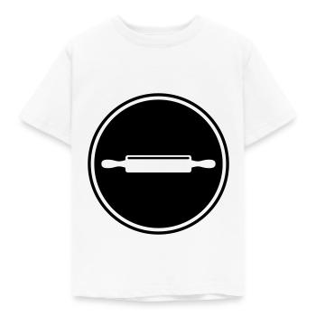 Kitchen roll rolling pin - Kids' T-Shirt - white - Front - AI Model Kid Male (0cm)