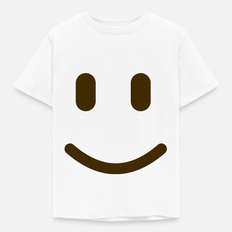 Keep Smile - Kinder T-Shirt - Weiß
