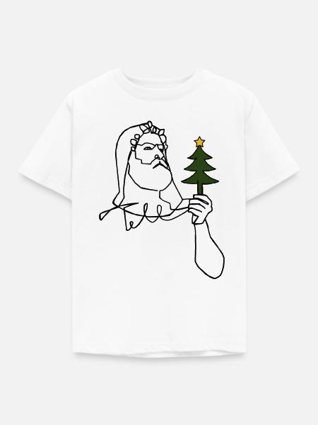 Weihnachten mit Tell - Kinder T-Shirt - Weiß