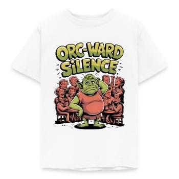 Orc-ward Silence - Kids' T-Shirt - white - Front - AI Model Kid Male (0cm)