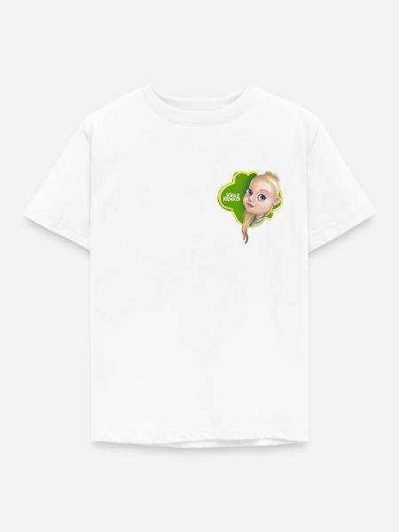 KoboldKroniken Clara-mit-C - Kinder T-Shirt - Weiß
