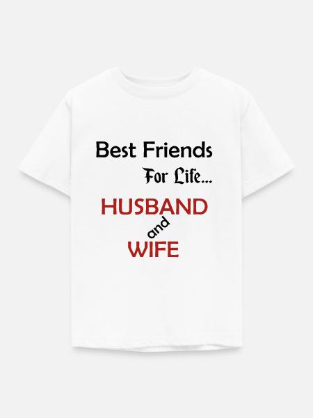 Ehepaar beste Freunde - Kinder T-Shirt - Weiß