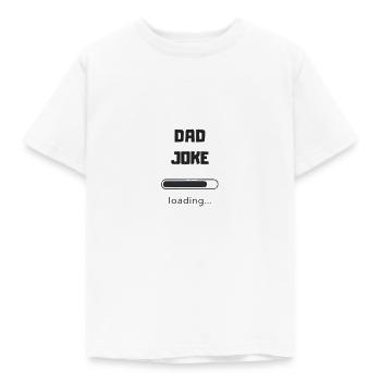 DAD JOKE - Kids' T-Shirt - white - Front - AI Model Kid Male (0cm)