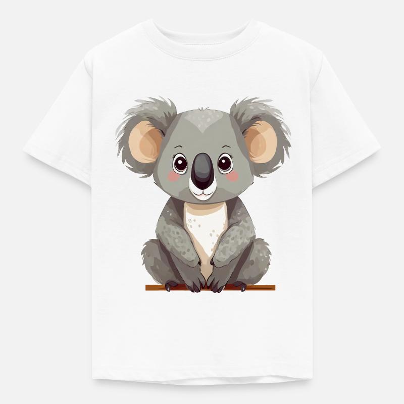 Koala - Kinder T-Shirt - Weiß