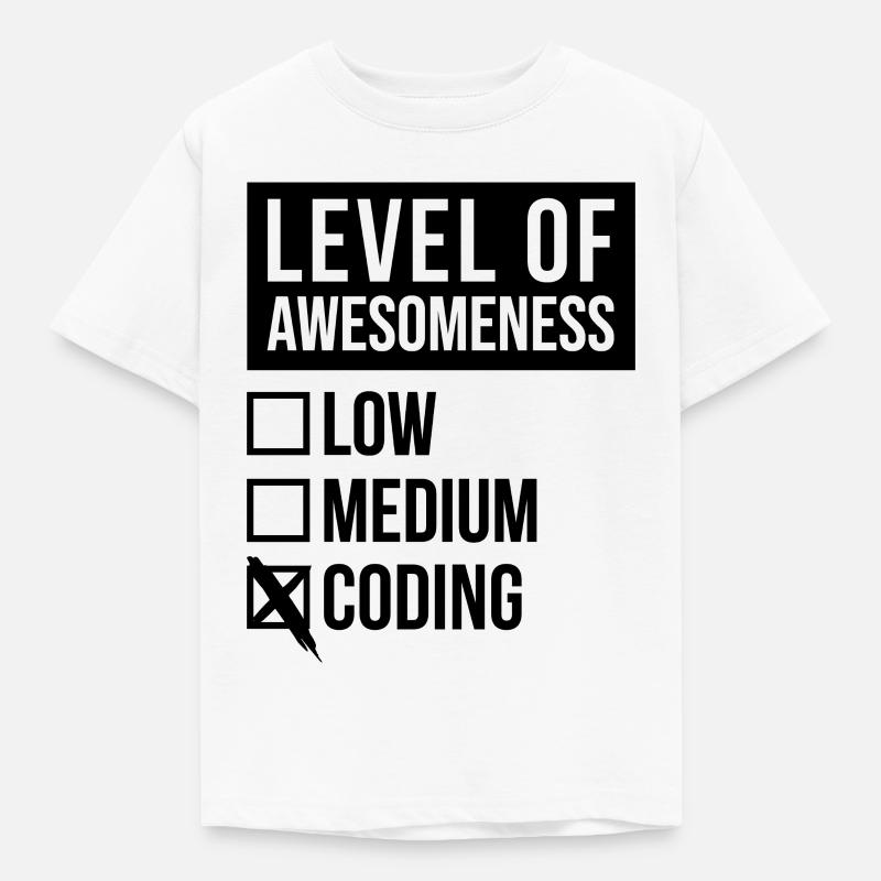 Coding - Kids' T-Shirt - white