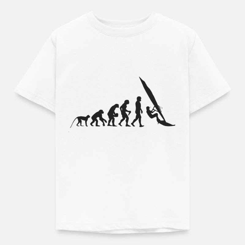 Evolution Windsurfing - Kids' T-Shirt - white