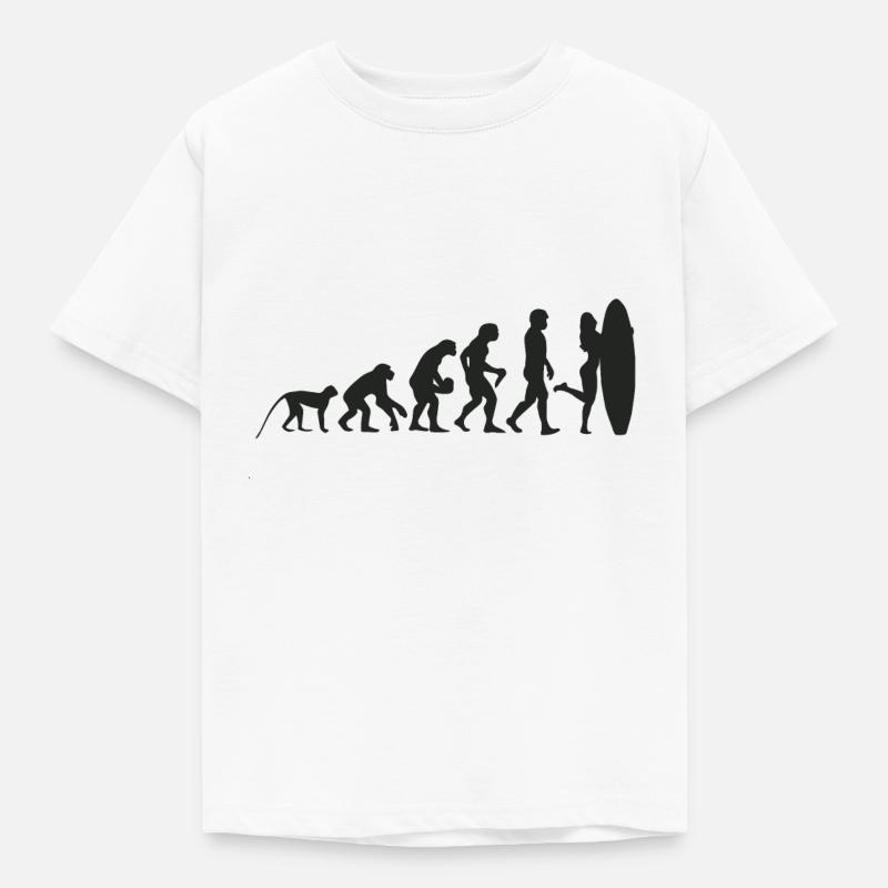 Evolution Surf - T-shirt Enfant - blanc
