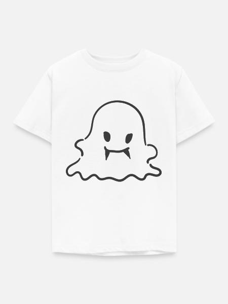 Geist - Kinder T-Shirt - Weiß