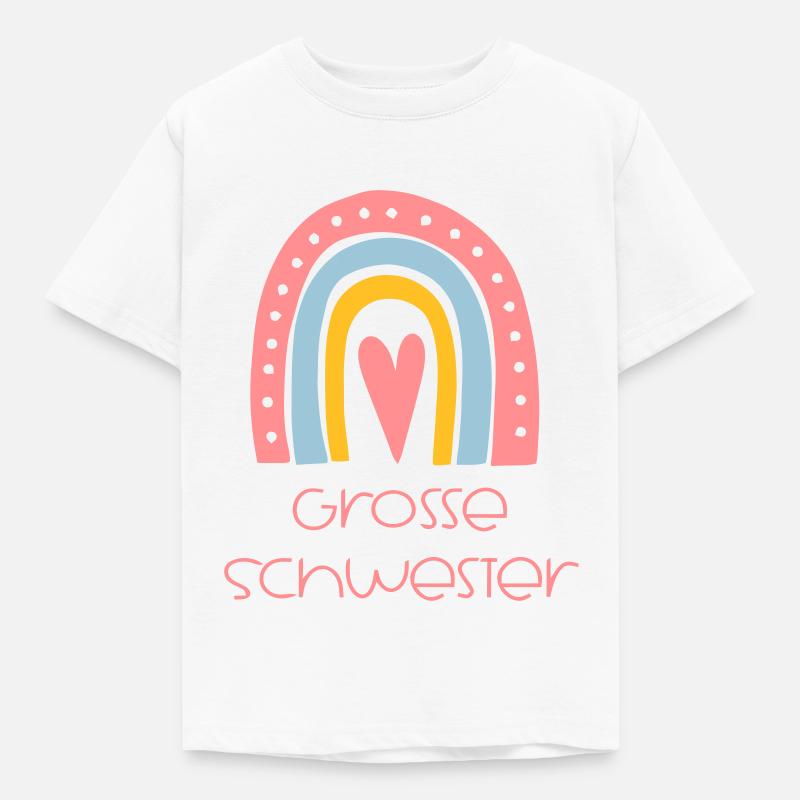 Große Schwester - Kinder T-Shirt - Weiß