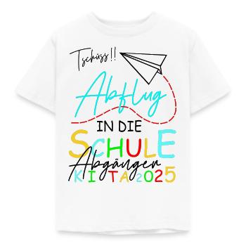 Kita Abgänger 2025 - Kinder T-Shirt - Weiß - Vorne - AI Model Kid Male (0cm)
