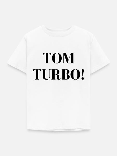 Tom Turbo! - Kinder T-Shirt - Weiß
