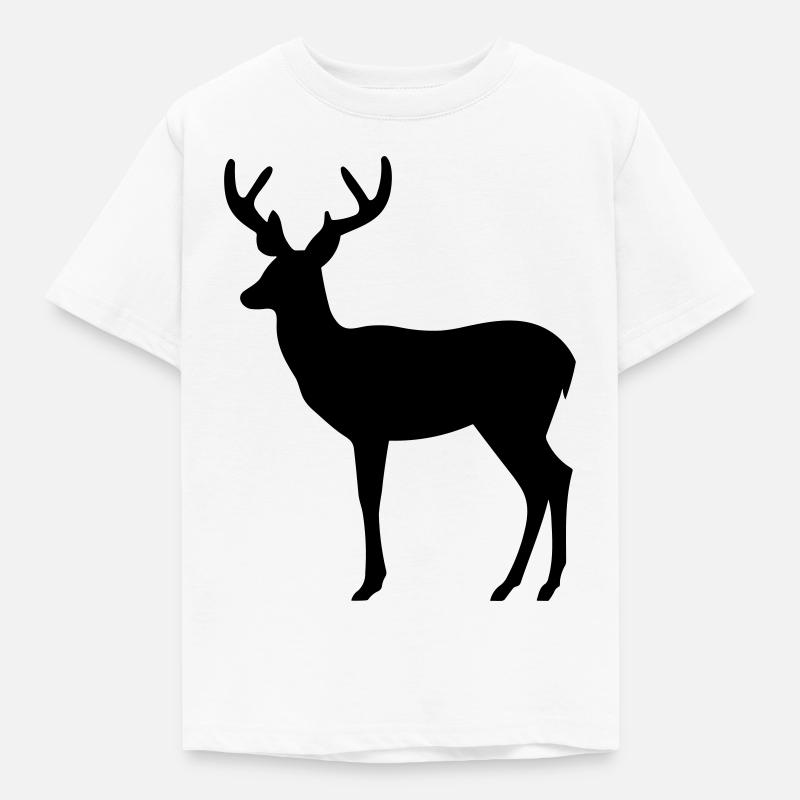 Cerf - T-shirt Enfant - blanc