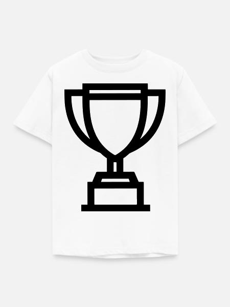 Trophäe - Kinder T-Shirt - Weiß