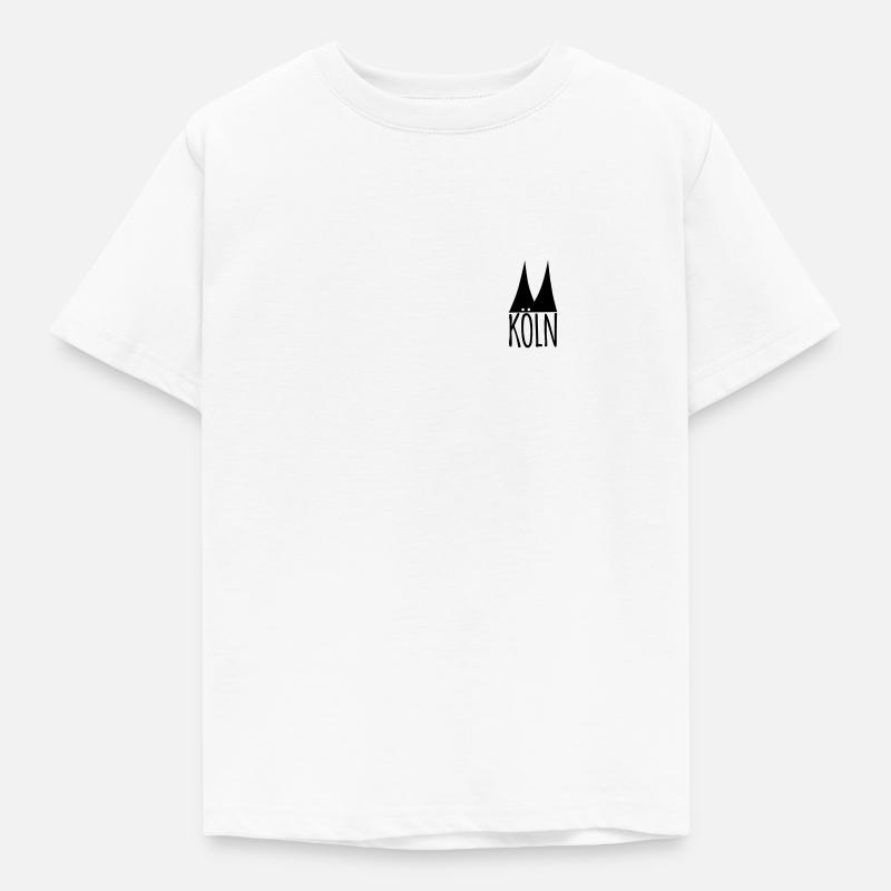 Köln Basic - Kinder T-Shirt - Weiß