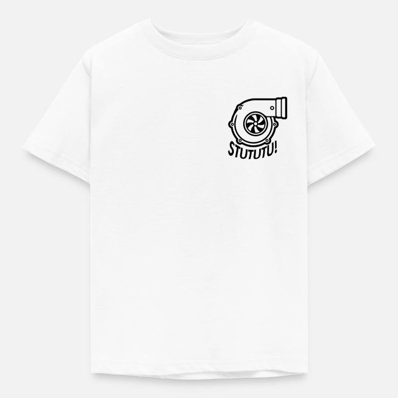 TURBO STUTUTU! - Kinder T-Shirt - Weiß