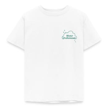 REVEUR PROFESSIONNEL - T-shirt Enfant - blanc - Devant - AI Model Kid Male (0cm)