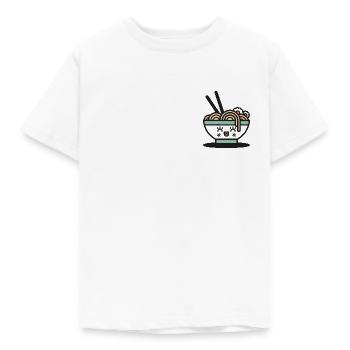 Ramen - Niedliches Maskottchen Japan - Kinder T-Shirt - Weiß - Vorne - AI Model Kid Male (0cm)