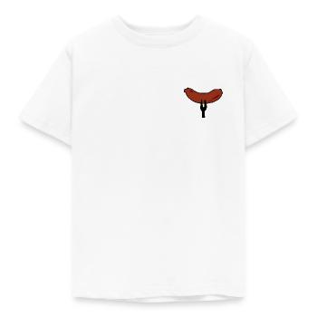 Bratwurst - Kinder T-Shirt - Weiß - Vorne - AI Model Kid Male (0cm)